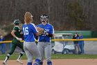 Softball vs Babson  Wheaton College Softball vs Babson College. - Photo by Keith Nordstrom : Wheaton, Softball, Babson, NEWMAC